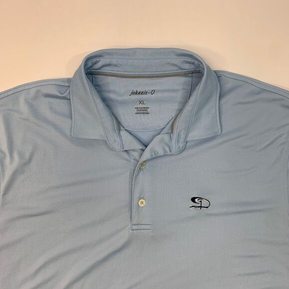 Johnnie O Polo Shirt Mens XL Extra Large Blueberry Short Sleeve Performance Golf - Picture 3 of 12